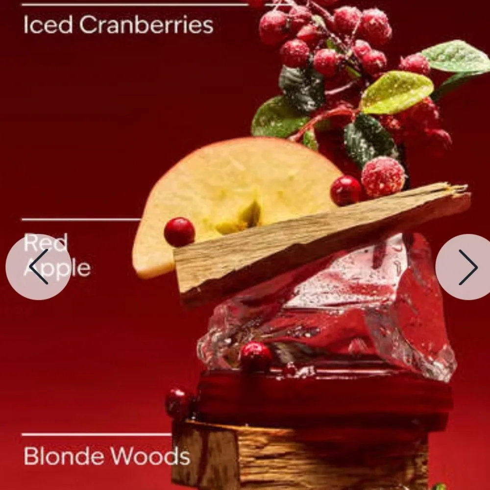 NWT Bath & Body Works FROSTED CRANBERRY 3-Wick Ceramic Jar Candle